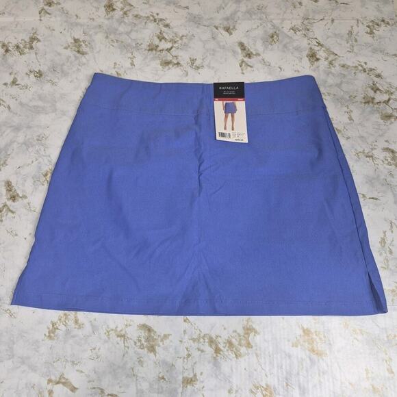 Rafaella Skort XL Amparo Blue Solid Print Golf Tennis Pickleball Athletic Skirt - Picture 1 of 8